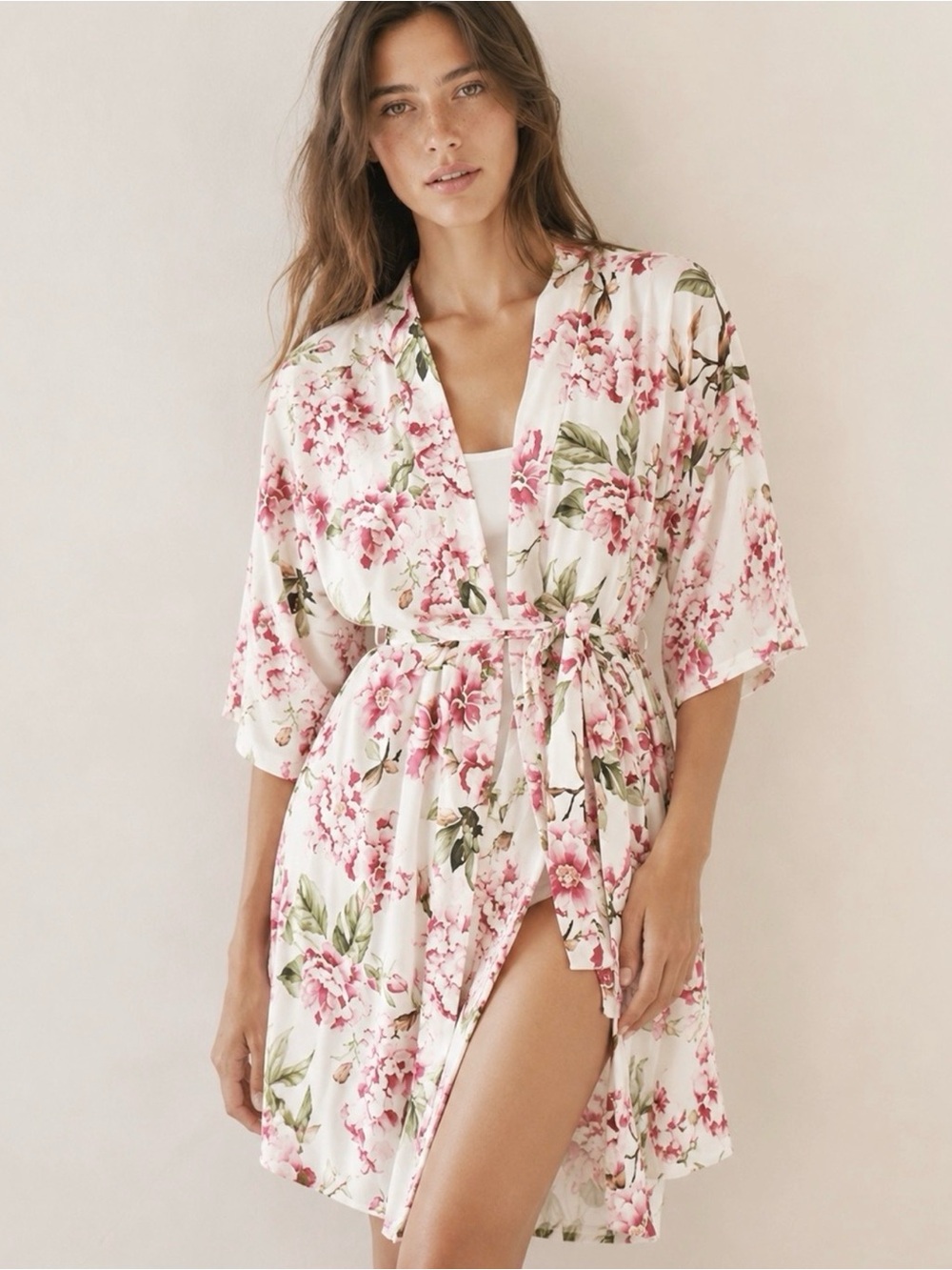 Show Me Your Mumu Woman Floral Robe ONE SIZE Fairy Romantic Bride Bridesmaid